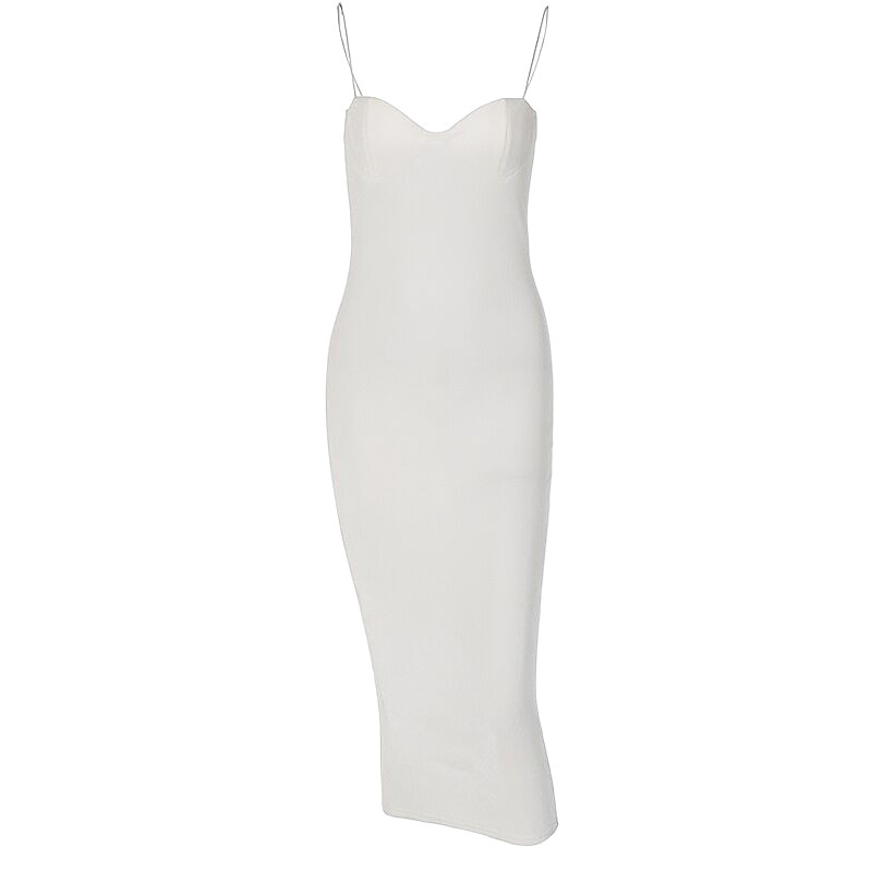 Comercio exterior europeo y americano de las mujeres 2023 verano nuevo envuelto pecho Correa Falda larga moda color sólido Delgado vestido femenino image 1