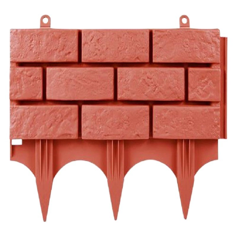 Готовый пластиковый забор для трансграничной торговли, имитация каменного забора для сада и газона, декоративный элемент для ландшафтного дизайна вилл, ограждение для огорода