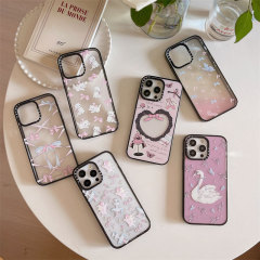 CASETi サマーグラフィティフォレスト朝報 iPhone15Pro/Apple16Pro Max対応 耐衝撃スマホケース