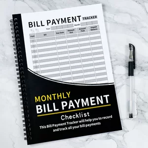跨境可代贴标】月度账单支付跟踪计划本Bill Payment财务管理笔记