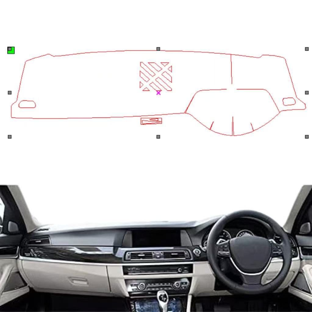 跨境适用宝马5系GT F07 528i 535i 550i 汽车仪表台避光垫遮阳罩