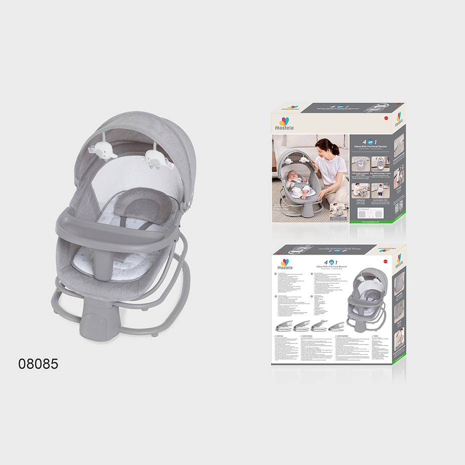 Mastela 4 in 1 Electric Cradle Baby Electric Rocking Chair Soothing Bed Cradle Soothing Recliner