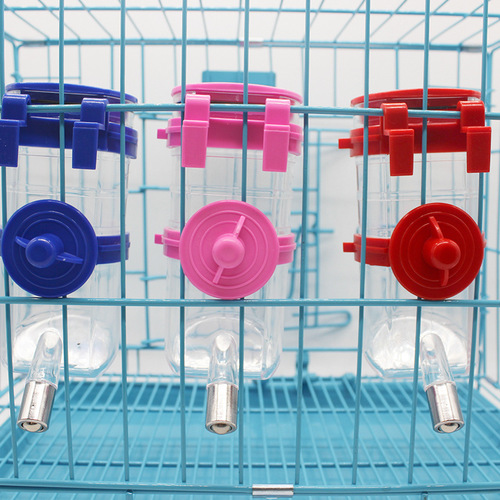 Cat and dog drinking bottles, drinking fountains, pet rabbit kettles, cage-mounted kettles, spring ball kettles, large and small