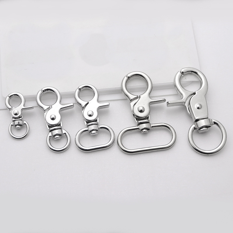 厂家钳扣龙虾扣狗扣钥匙扣钩扣万向扣箱包扣6分尾螃蟹扣蛋尾 批发