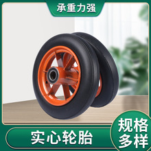 厂家直供300-8实心橡胶轮胎 手推车工具车脚轮橡胶实心推车轮胎