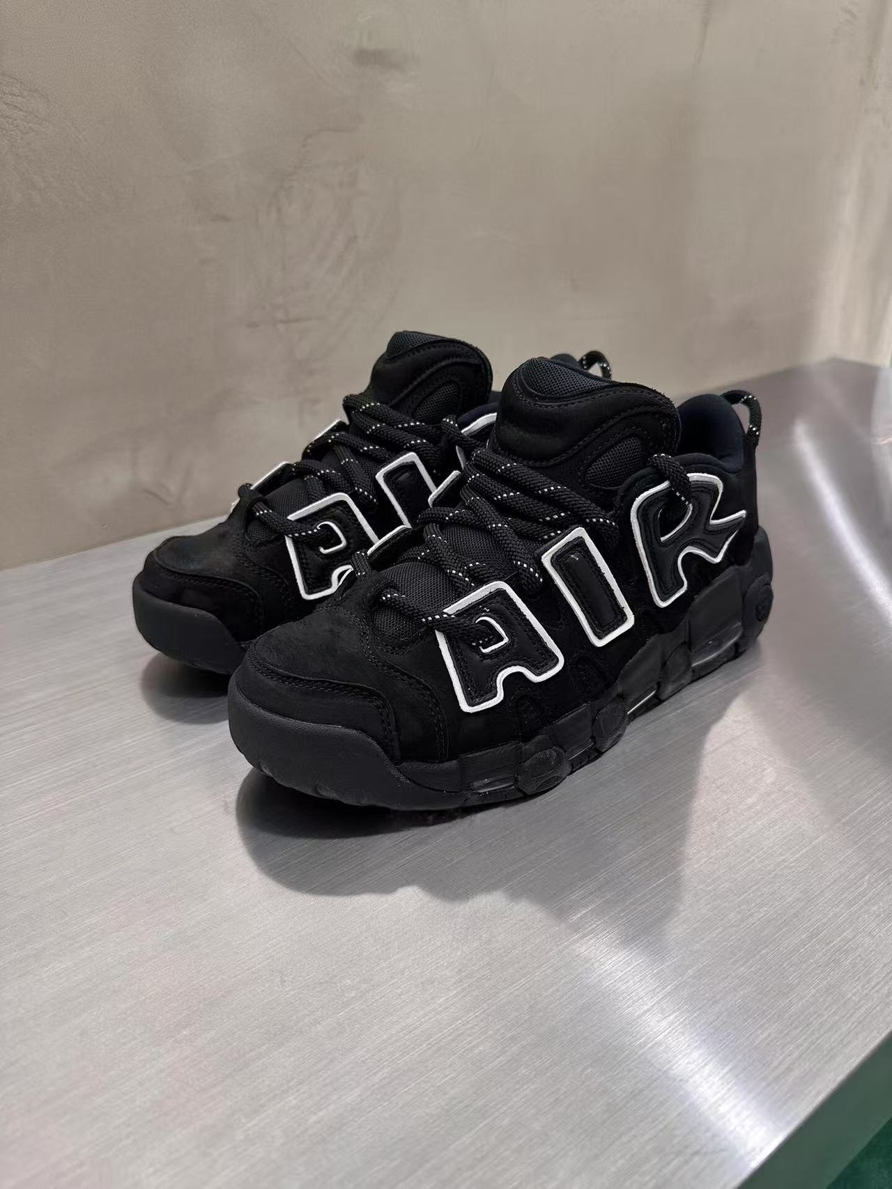 Zapatos Putian Big Pippen Air panda platino corriendo colchón de aire con suela gruesa zapatos de baloncesto de ocio para hombres y mujeres versión superior