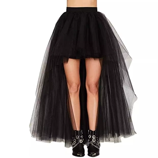 Летняя сексуальная черная юбка, Amazon, юбка- tutu, европейский стиль, асимметричный крой
