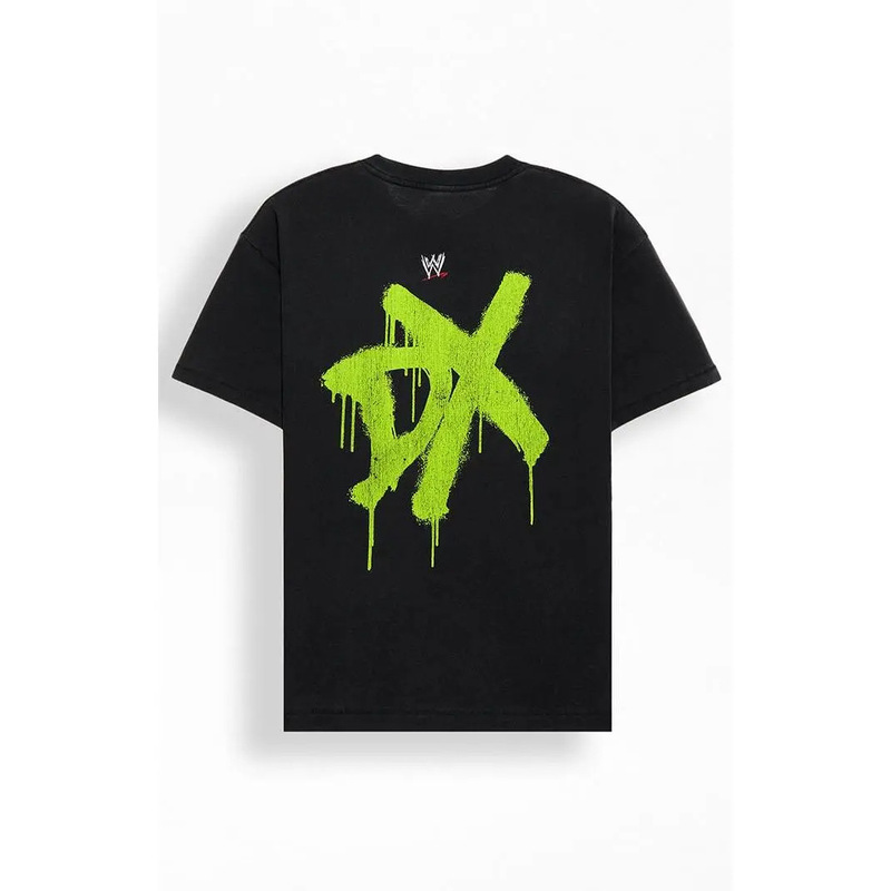 Cross-border European size PacSun Men's WWE DX Generation Spray Paint T-Shirt Cross-border European size PacSun Men's WWE DX Generation Spray Paint T-Shirt