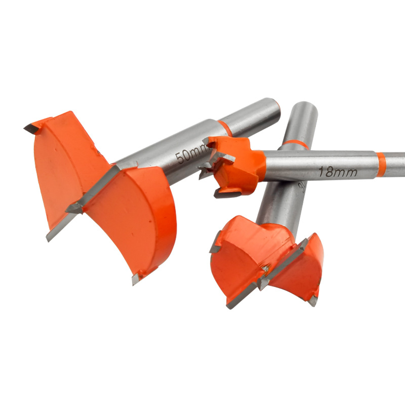 Grado Industrial carpintería abridor de agujero cabeza de aleación alargado tablero de madera puerta placa de yeso de plástico de perforación escariador broca