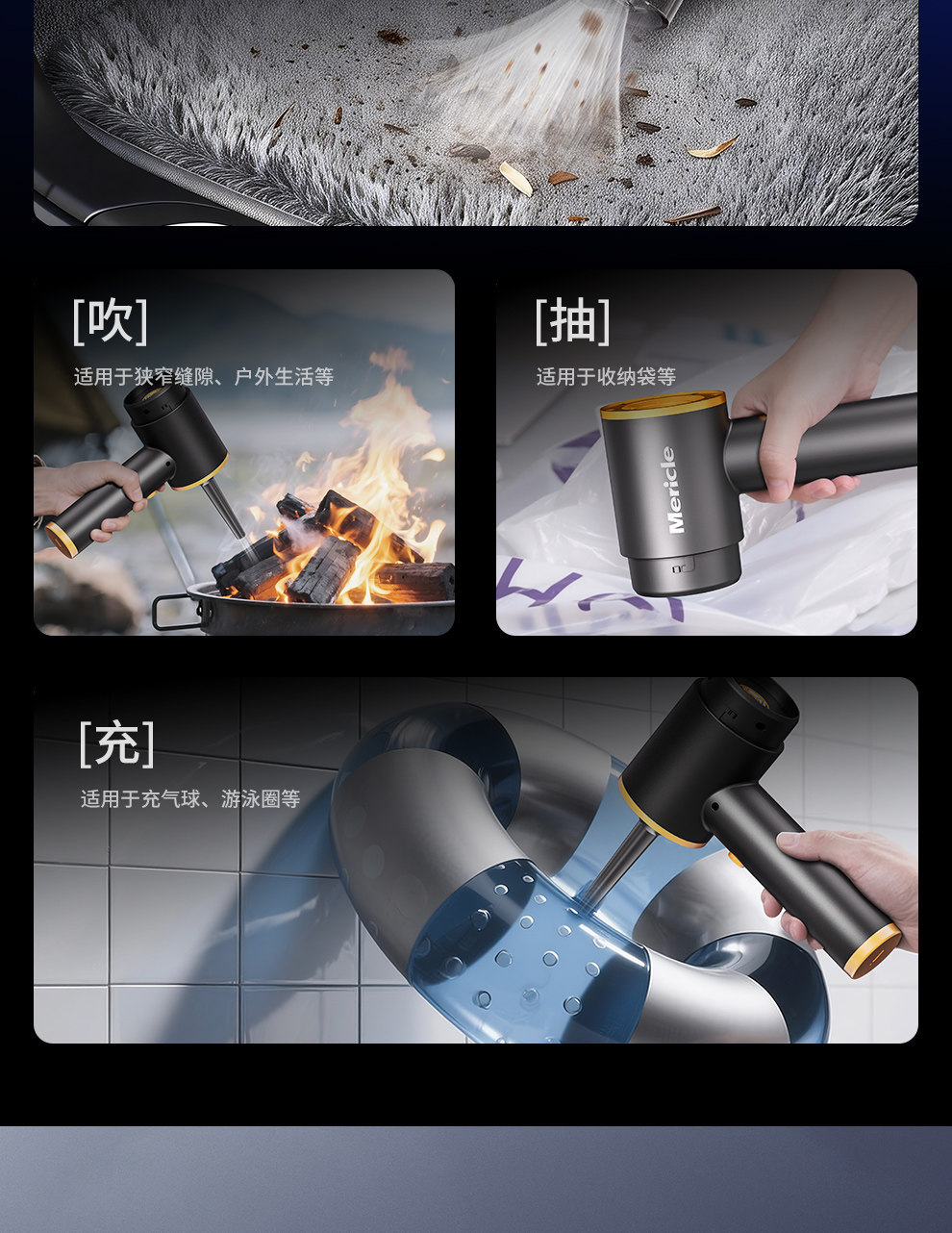 Wireless Car Vacuum Cleaner, Handheld, Small, Super Powerful Suction, Powerful Car Vacuum Cleaner, Mini Special-Purpose