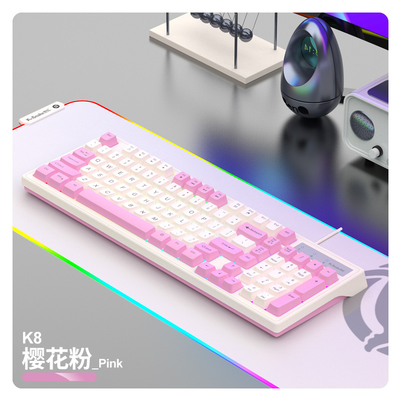 マムシkm 800有線機械手触りキーボードマウスセット98ボタン電競ゲームコンピュータノートオフィス|undefined