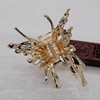 Metal big hairgrip, hair accessory, crab pin, shark from pearl, South Korea, light luxury style