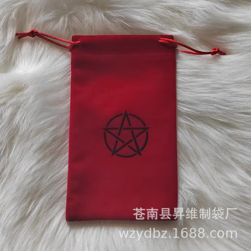 Bolsa roja de cinco estrellas; 18*11.5cm