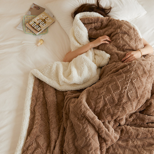 宝藏毛毯｜塔肤绒毛毯保暖加厚秋冬季单双人牛奶绒毯子功能铺床垫