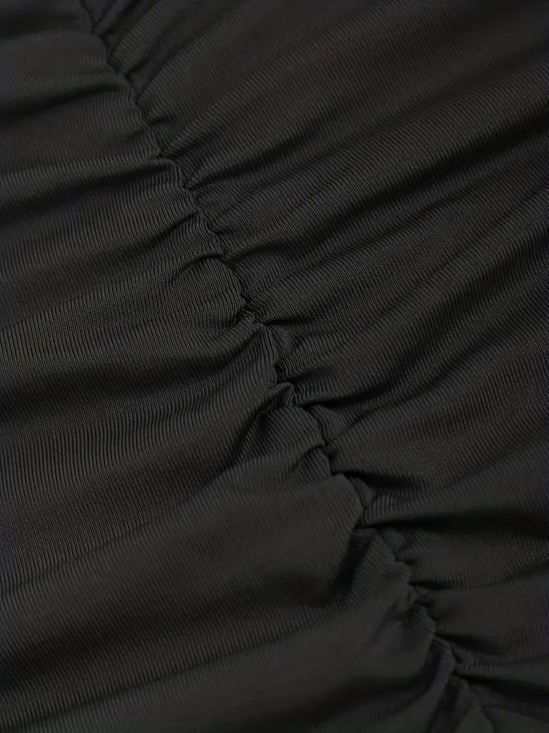 L'Été Vêtement De Rue Couleur Unie Polyester Maxi Longue Robe Jupes display picture 3