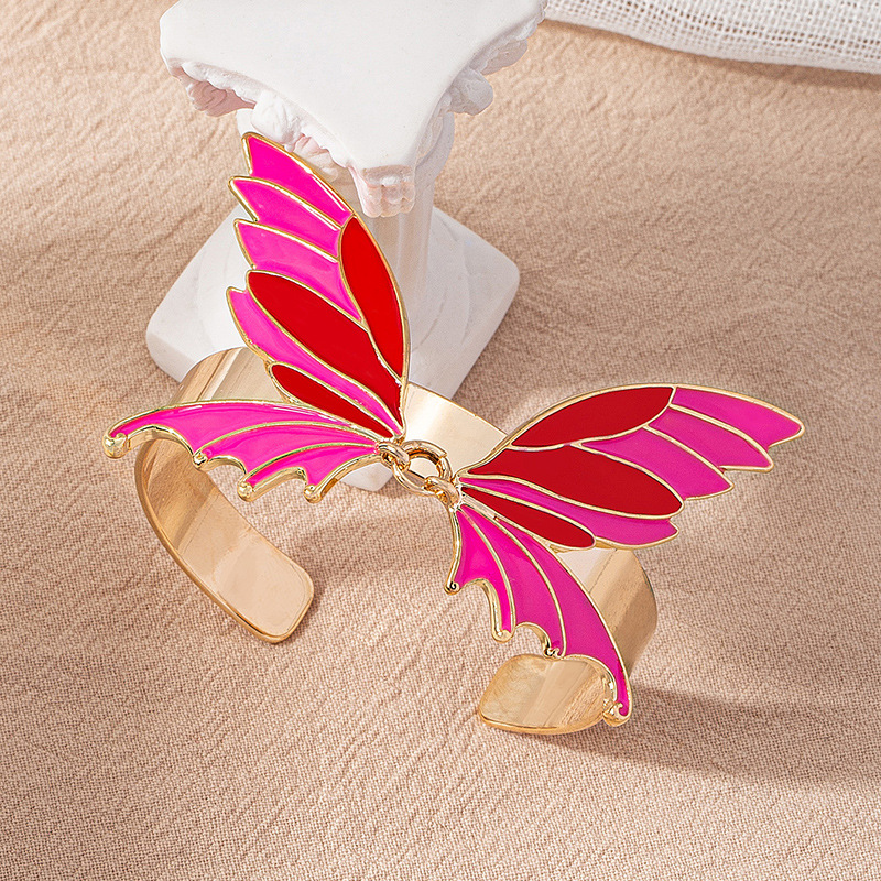 1 Piece Simple Style Butterfly Alloy Plating Womenu0027S Bangle