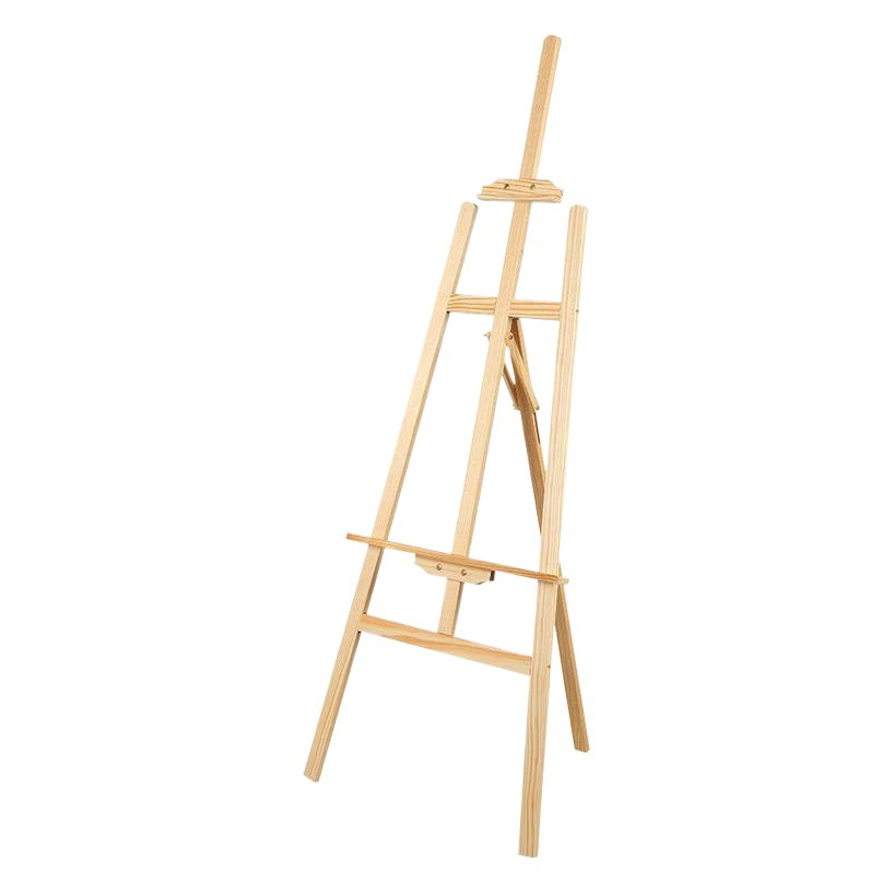 Мальберт Оптовая 1,5 Рисовая Сосна Твердой Древесины Мальберт Искусства Эскиз Масло Мальберт Складной Пуп Стенд Дисплея