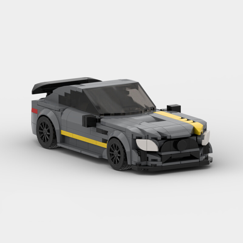 MOC puzzle compatible with Lego Benz AMG GTR racing model speed series boy 8 car gift MOC puzzle compatible with Lego Benz AMG GTR racing model speed series boy 8 car gift