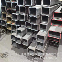 Q234B黑退方管厂家批发热轧厚壁方管蔬菜大棚用黑方管打眼加工