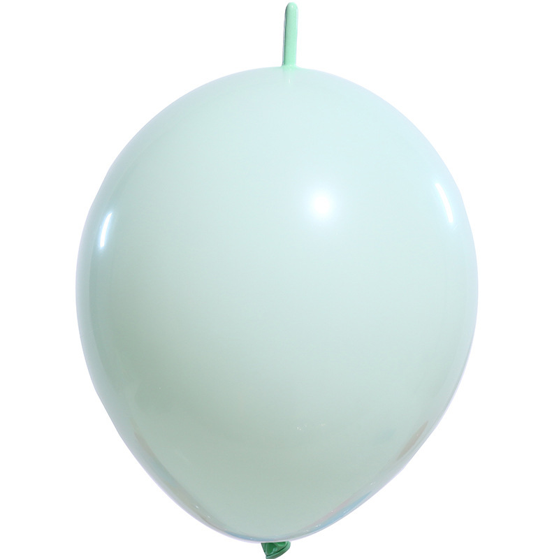 Balón de cola transfronterizo de 6 pulgadas mate macarón aguja bola de cola amor tridimensional estilo de decoración de la bola de cola del día de San Valentín