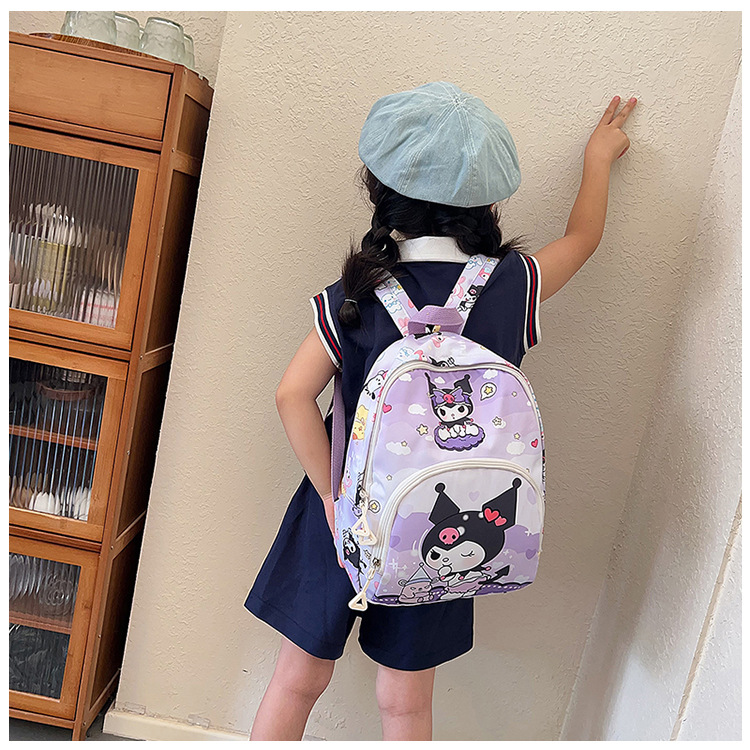 Cute cartoon, lightweight and lightweight schoolbag for kindergartens, fashionable and versatile children's backpacks for outdoor leisure travel undefined
