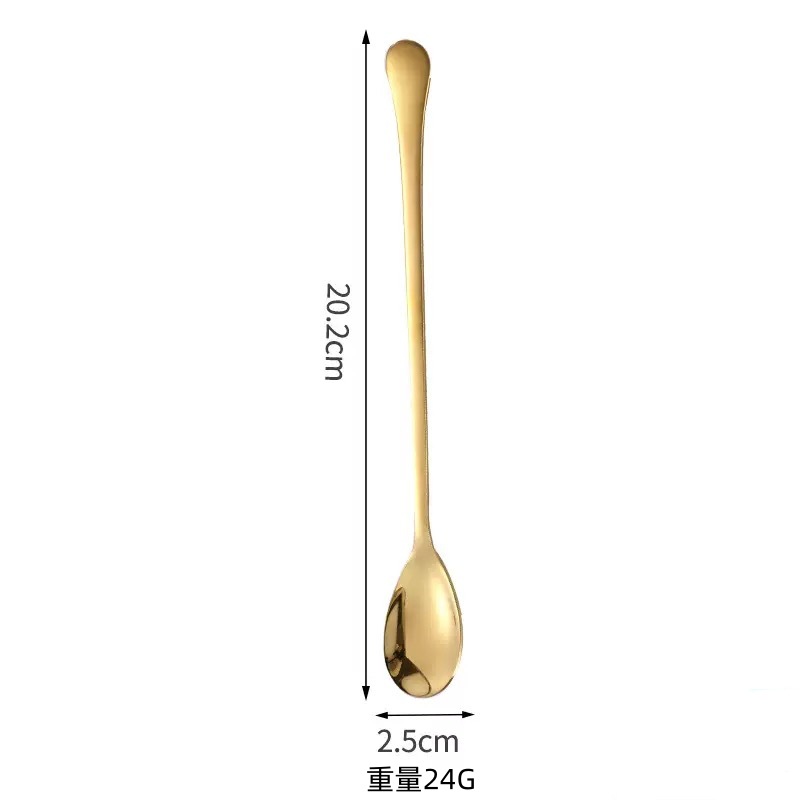 Stainless Steel Dessert Coffee Spoon And Mooncake Fork Set_voghion.com