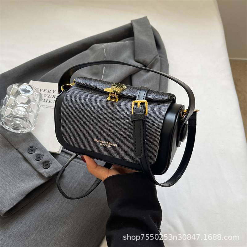 Nueva bolsa de lujo ligera, estilo nacional, estilo de alta calidad, estilo de fragancia, bolsa de hombro para mujeres, estilo universal