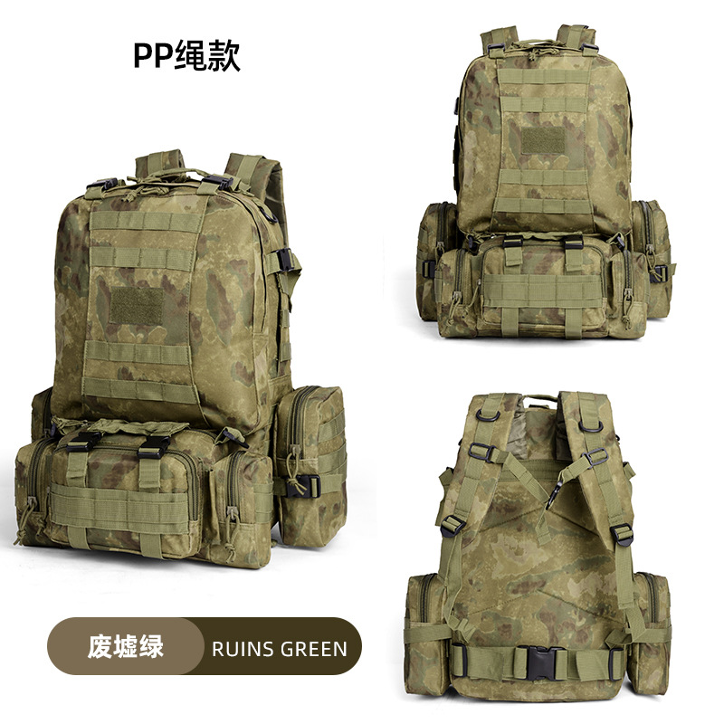 Руины зеленые (стиль полипропиленовой веревки)