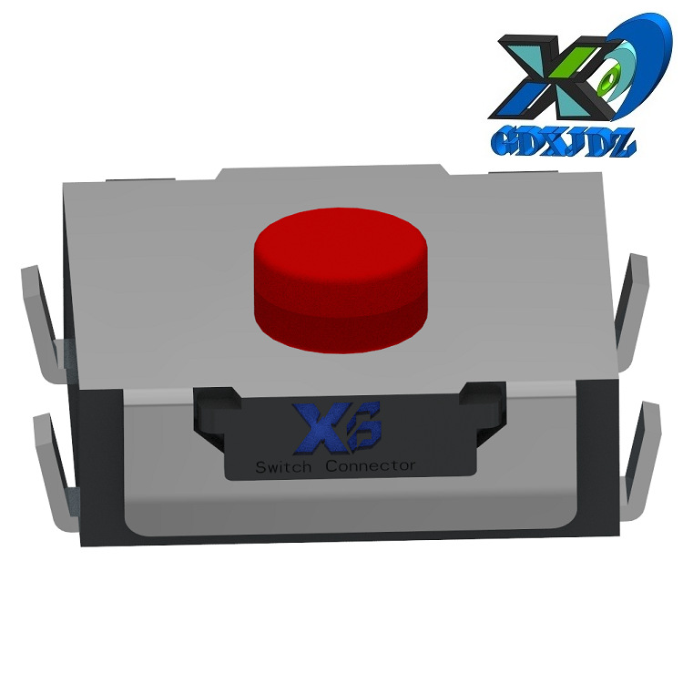 硅胶防水按钮开关6.2*6.2*2.5 硅胶防水按键开关包脚6.2x6.2x2.5