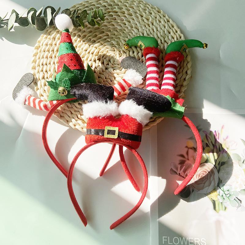 1 Piece Quantity Christmas Cartoon Style Christmas Hat Plastic Christmas Costume Props
