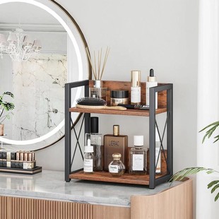 Cross -border iron coffee setting rack kitchen counter finishing rack storage rack makeup bathroom storage rack