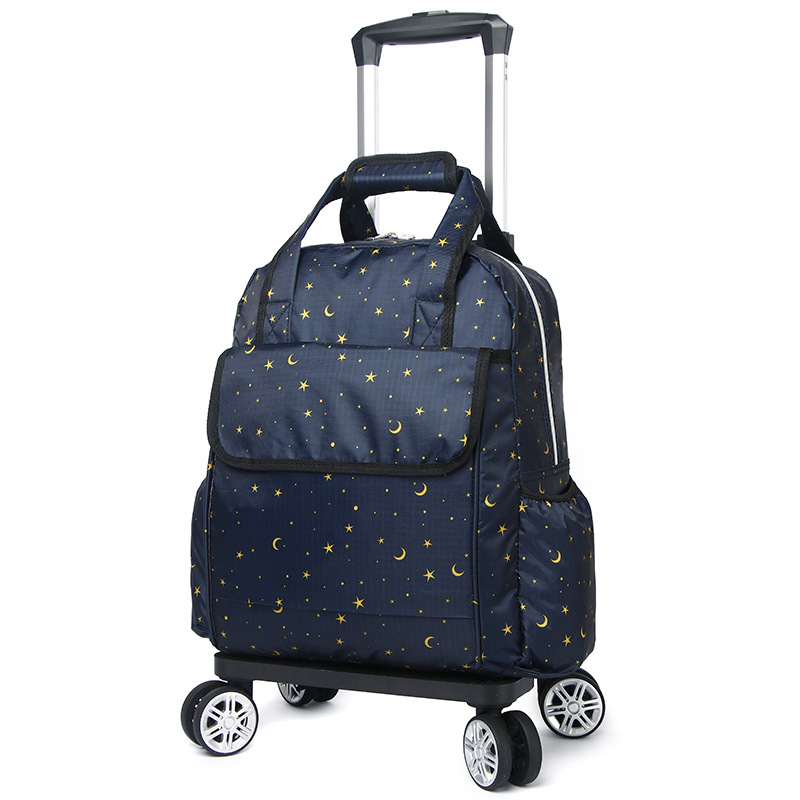 Rueda universal trolley mochila plegable ligero trolley bolsa de viaje de larga y corta distancia bolsa impermeable bolsa de embarque al por mayor