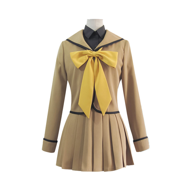 Energetic Girl, Uji High School's Connection God: Nanao Momono Cosplay Costume – Anime-Inspired School Uniform