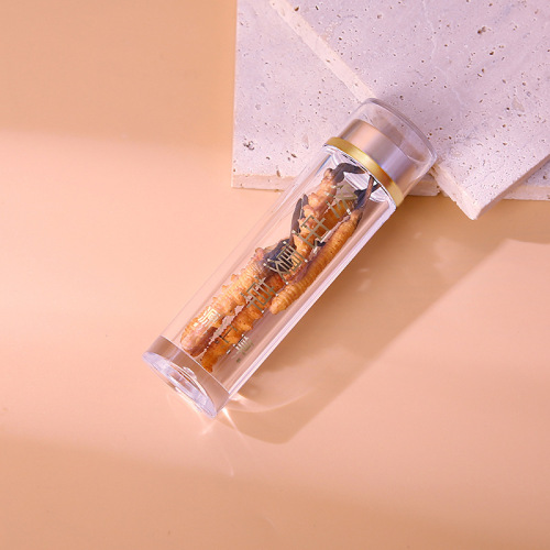 2.5*9.2透明亚克力瓶胶囊塑料瓶制定PS小药瓶海参藏红花保健品瓶