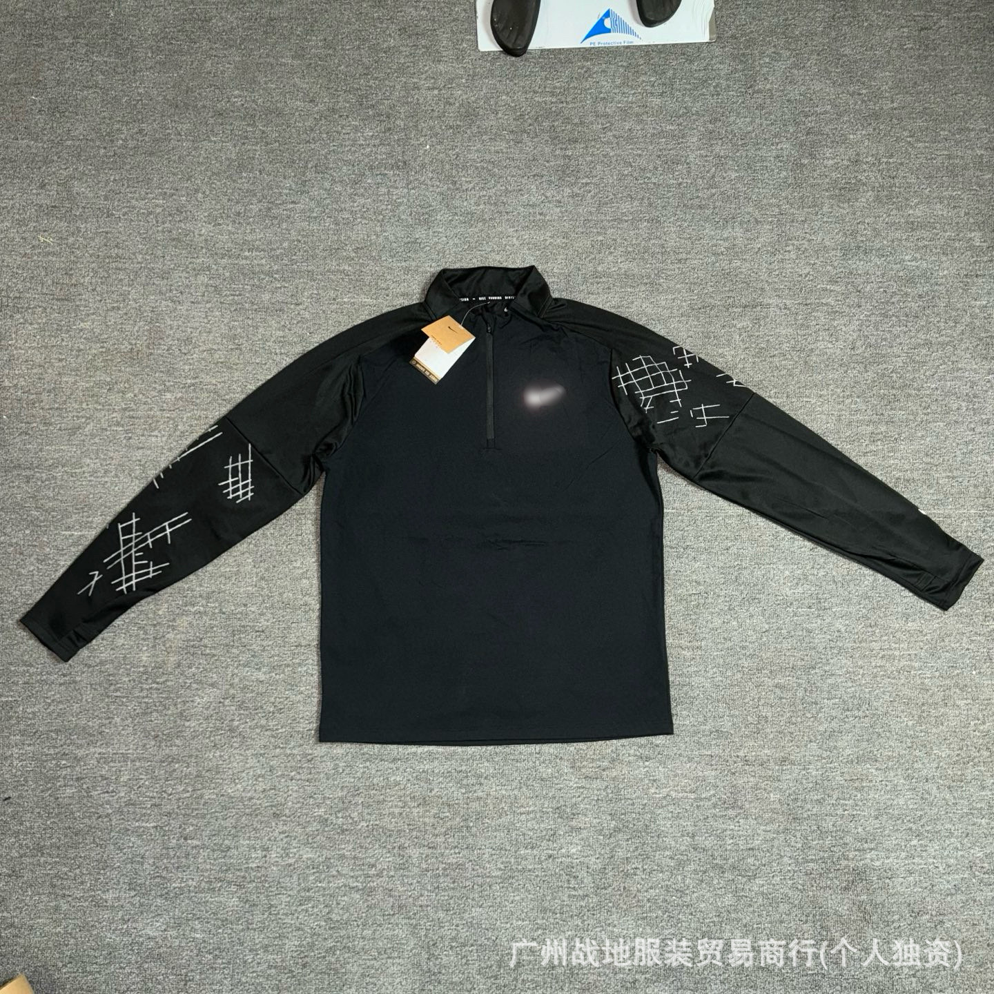 Explosión transfronteriza de un tipo idéntico de tecnología de prevención de tres secado rápido tela casual tela cremallera deportiva de protección solar pantalones de hombre