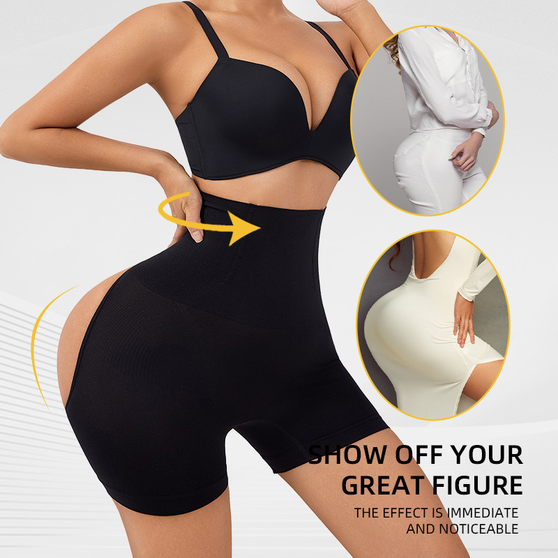 Pantalones de vientre de cintura alta de talla grande transfronterizos europeos y americanos