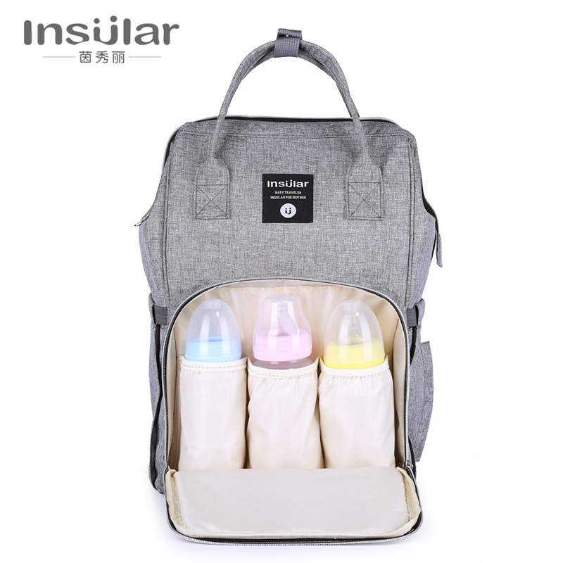 Bestselling Dual-Shoulder Large Capacity Multifunctional Waterproof Mommy Bag Baby Outing Bag Backpack Pregnancy Bag Wholesale Cross-border