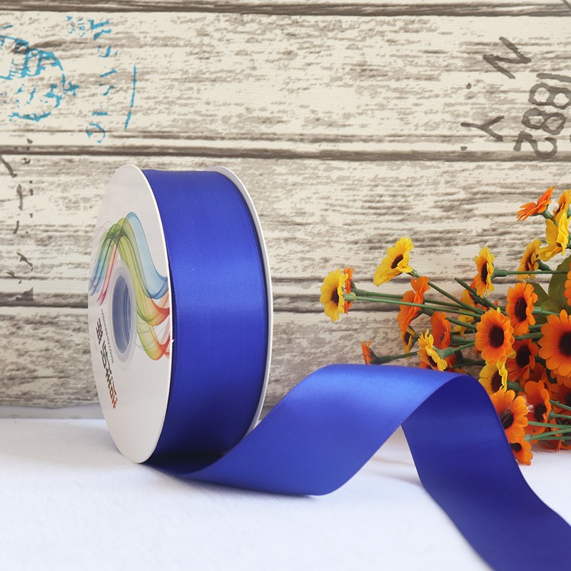 Cinta de satén de doble cara de 4 cm para manualidades, cinta de poliéster, cinta para flores, cinta de seda, cinta para decoración de pasteles, cinta para cajas de regalo, accesorios para el cabello, lazos para regalo image 27