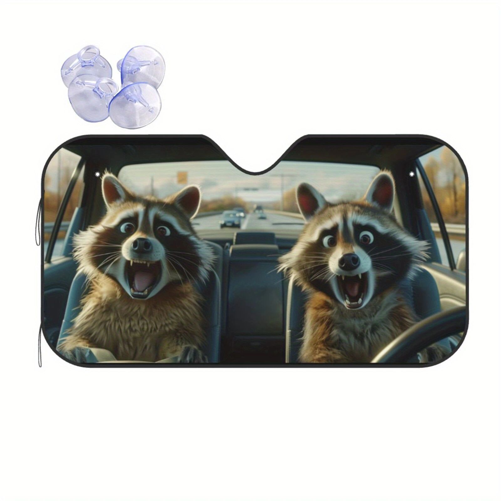 Cross-Border Hot-Selling Front Windshield Heat-Insulating Sunshade Car Universal Aluminum Foil Sunshade Easy to Install and Store