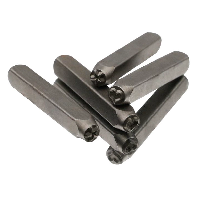 Поставка стали печать письма стали код символа цифровой английский стали номер один цветочный узор плесень маркировка штамп