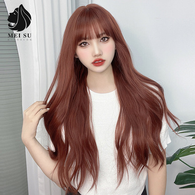假发女长卷发日系lolita彩色卷发造型2022年新款大波浪假发批发|ru