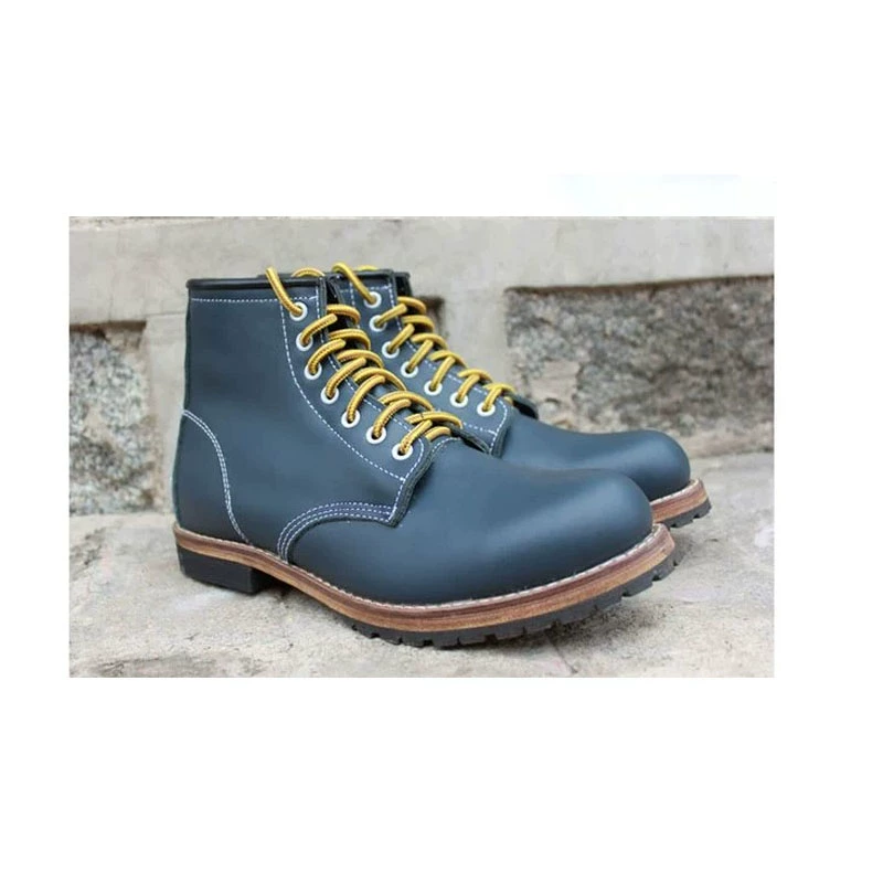 Leather boots (Martens), cowhide genuine leather, retro American travel ankle style