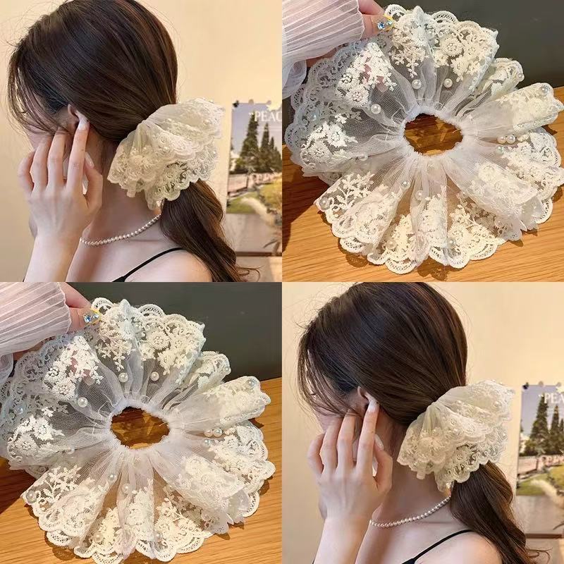 5721 라지 서클비즈 더블 레이어 레이스 20cm