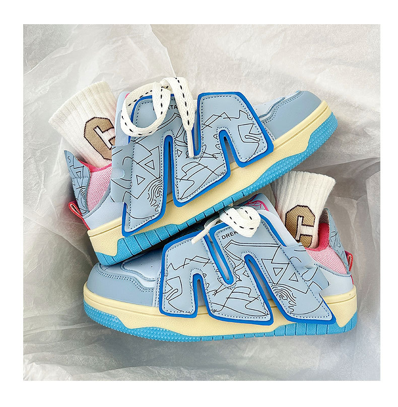 Niche skate shoes 2023 new original design wheat whirlwind hip-hop men and women couples casual all-match skateboard bread shoes_voghion.com