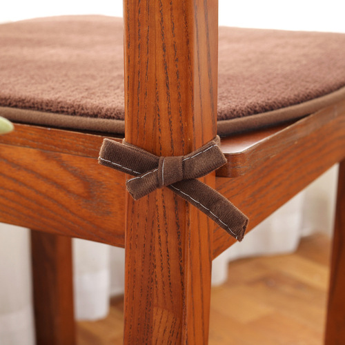 Four Seasons Thickened Anti-Slip Plush Chair Cushion Sponge Office Student Seat Cushion Dining Chair Cushion Car Seat Pad