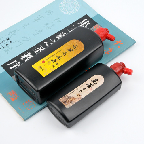 Manufacturer wholesale Zhou Huchen ink 100g 250g 500g calligraphy practice brush ink study supplies