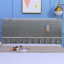 现代简约时尚床头罩 布料软包床头罩居家室内简约防尘罩现货批发