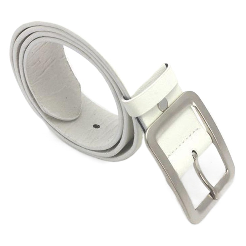 Cinturón PU para hombre – Hebilla tipo japonés – Accesorio casual coreano para jeans
