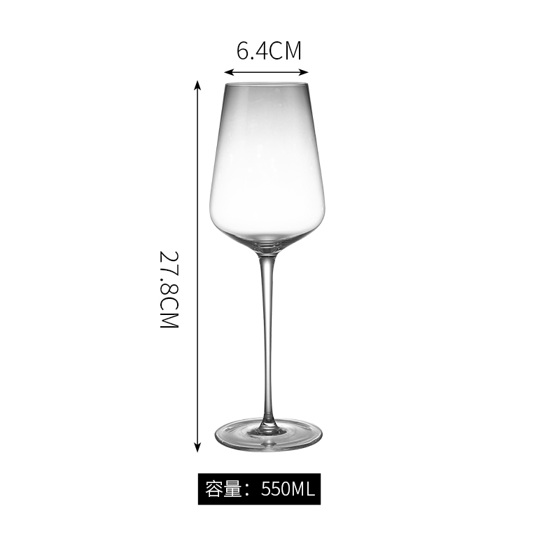 Tazas de vidrio creativas de vidrio casero sin plomo cristal tazas de vino europeas logotipo tazas de cóctel