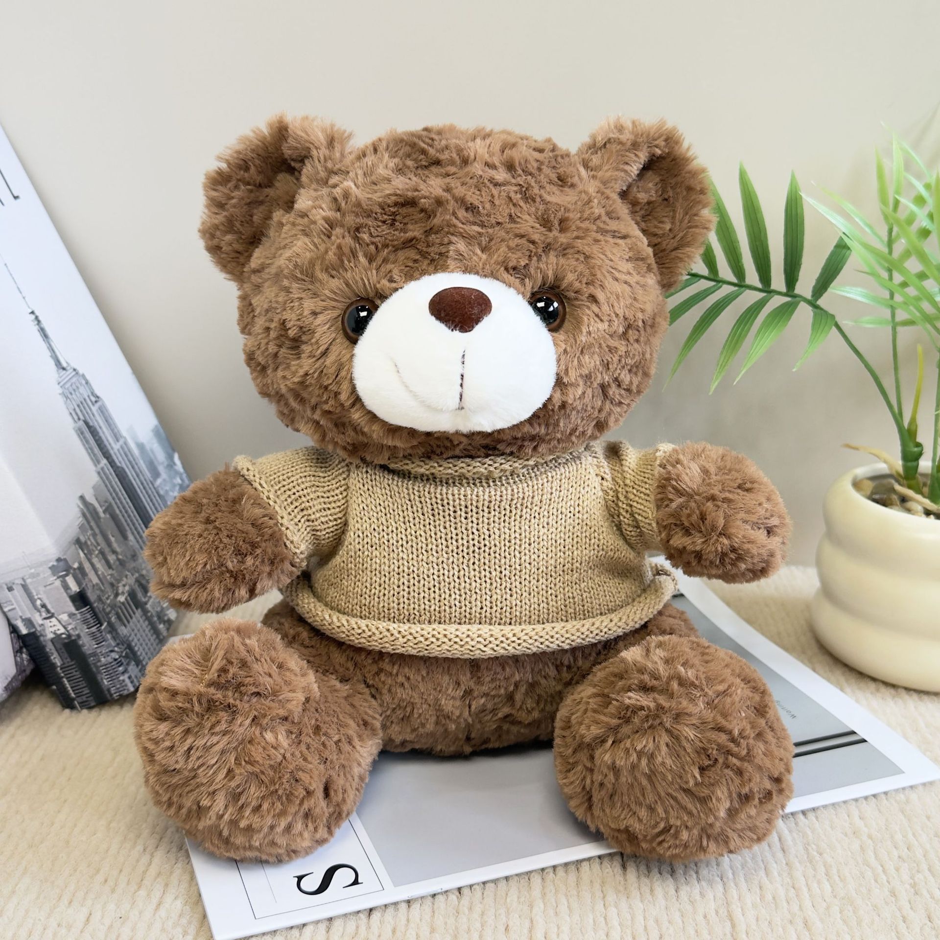 Osos de peluche abrazar osos muñecas muñecas agarrar muñecas regalo para niños impresión LOGO regalo juguetes de peluche